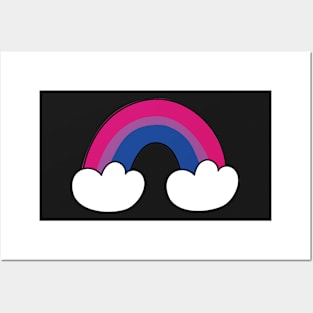 Bisexual pride flag Posters and Art